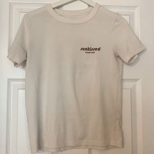 Womens Madewell Sunkissed Beach Club Tee Shirt